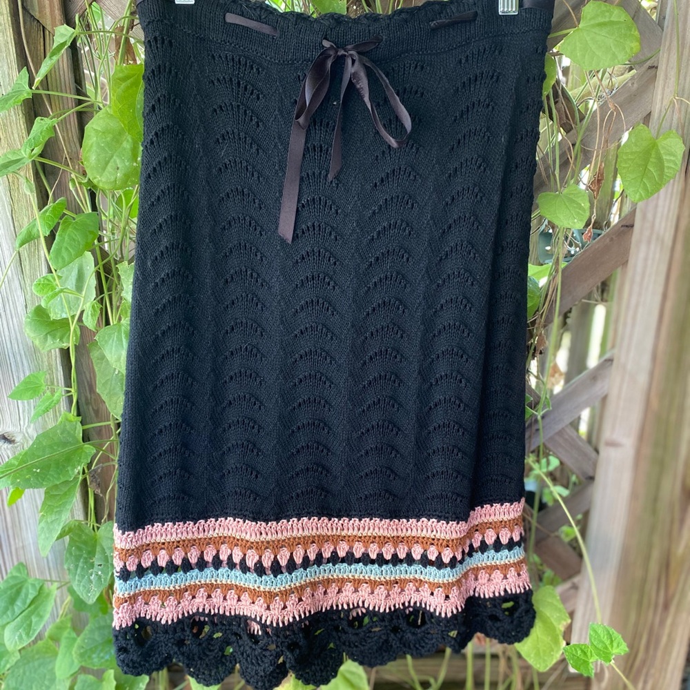 Nanette Lepore Crochet Skirt